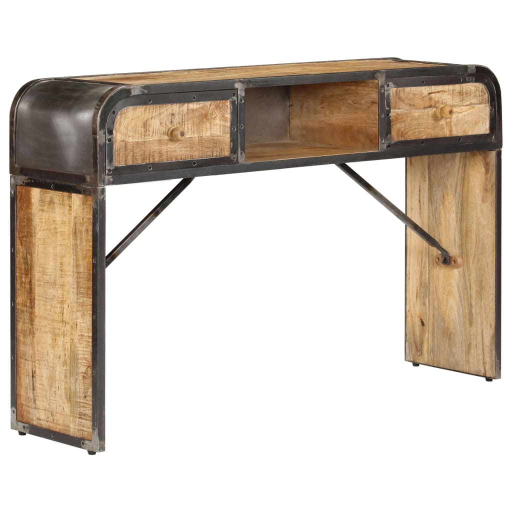 Dressoir 120x30x75 cm massief mangohout is nu te koop bij PeponiXL, paradijselijk wonen!