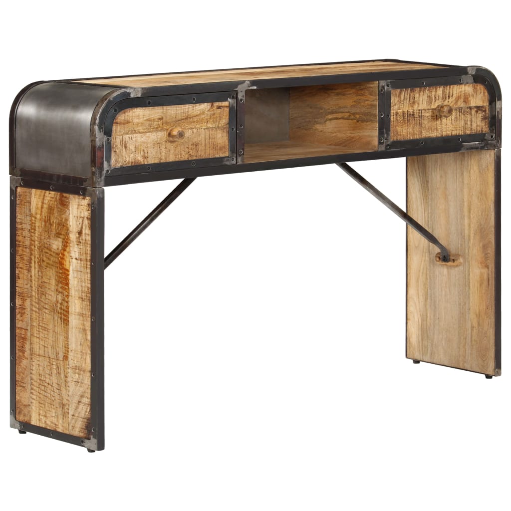 Dressoir 120x30x75 cm massief mangohout is nu te koop bij PeponiXL, paradijselijk wonen!
