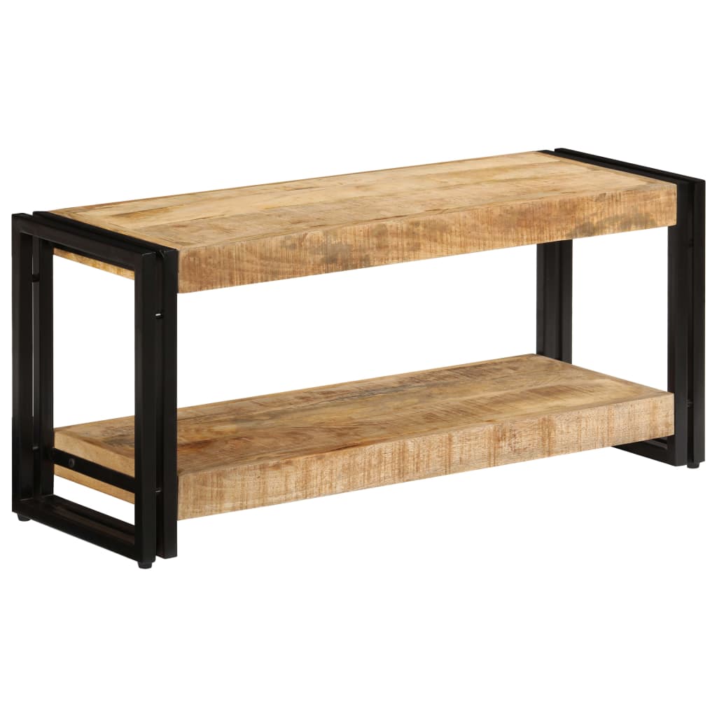Tv-meubel 90x30x40 cm massief mangohout is nu te koop bij PeponiXL, paradijselijk wonen!