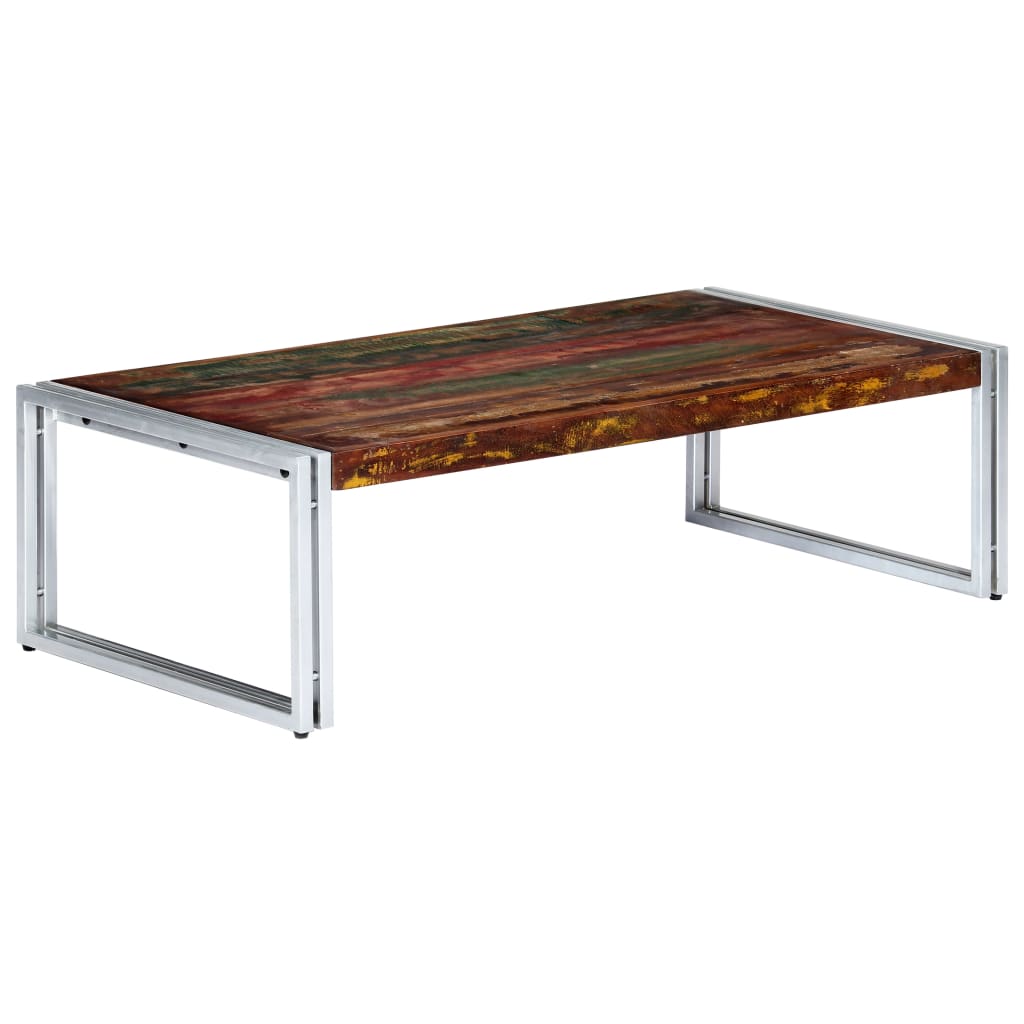 Salontafel 120x60x35 cm massief gerecycled hout is nu te koop bij PeponiXL, paradijselijk wonen!