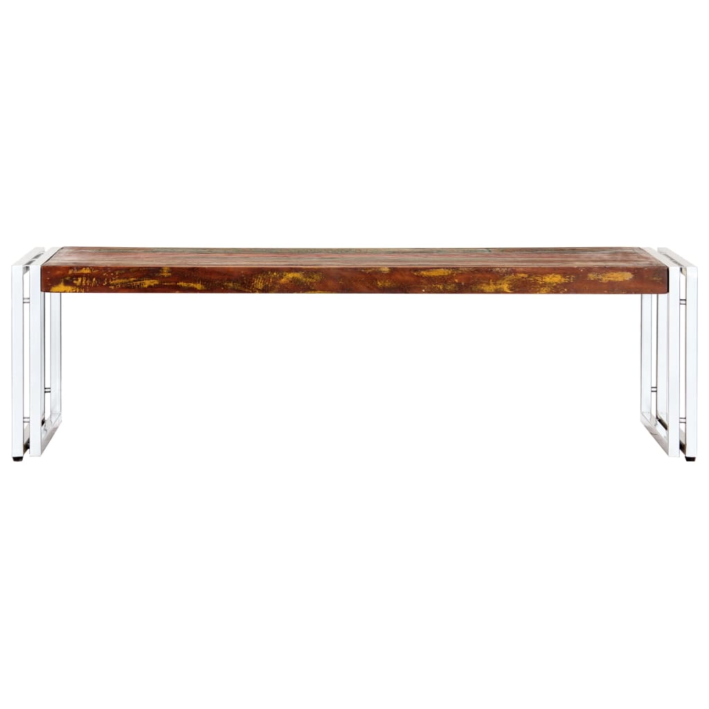 Salontafel 120x60x35 cm massief gerecycled hout is nu te koop bij PeponiXL, paradijselijk wonen!