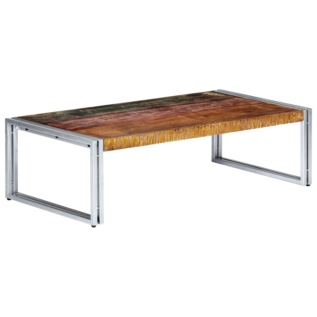 Salontafel 120x60x35 cm massief gerecycled hout is nu te koop bij PeponiXL, paradijselijk wonen!