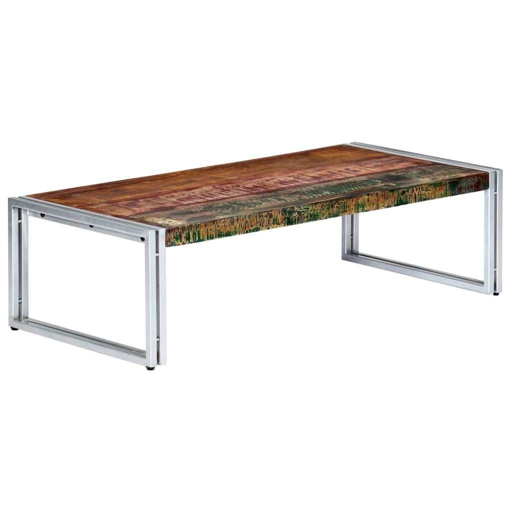 Salontafel 120x60x35 cm massief gerecycled hout is nu te koop bij PeponiXL, paradijselijk wonen!