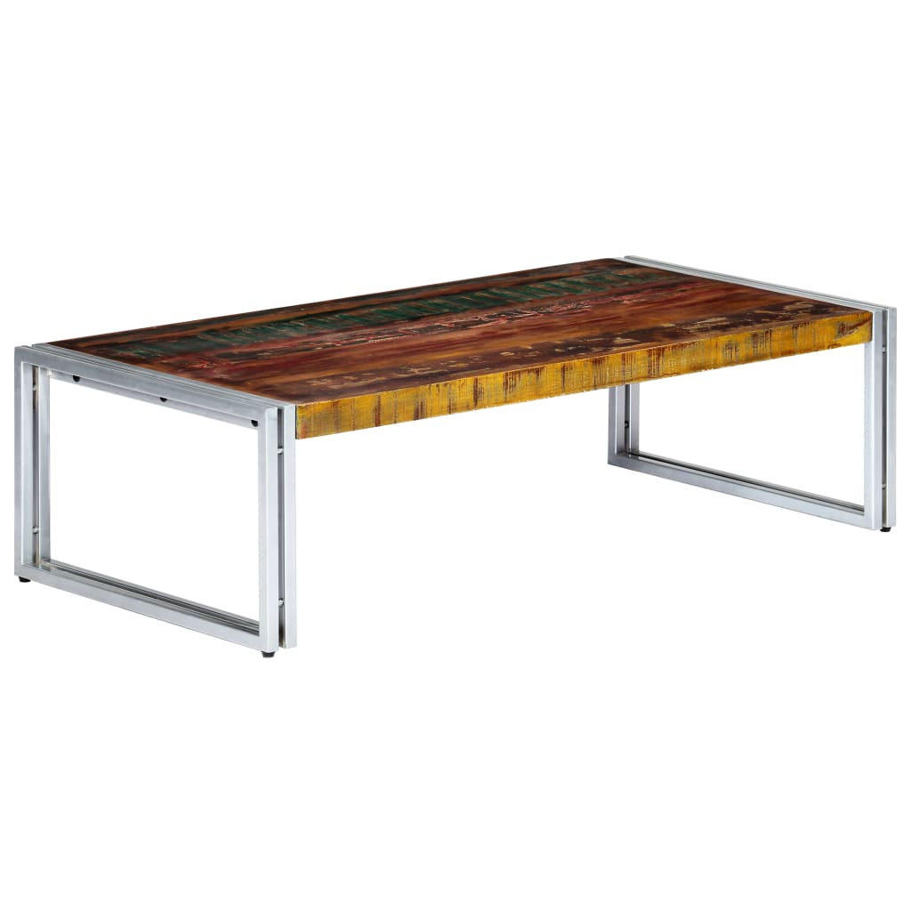 Salontafel 120x60x35 cm massief gerecycled hout is nu te koop bij PeponiXL, paradijselijk wonen!