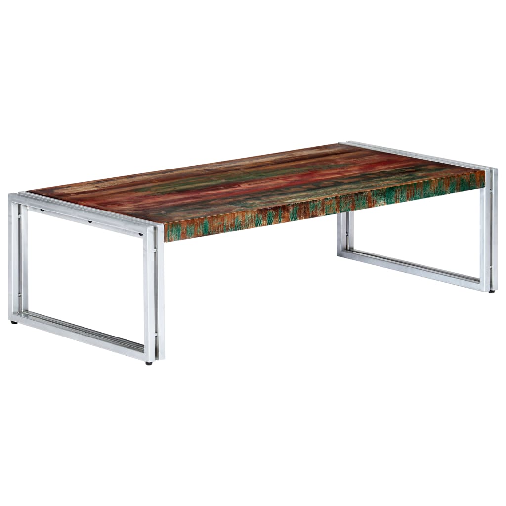 Salontafel 120x60x35 cm massief gerecycled hout is nu te koop bij PeponiXL, paradijselijk wonen!