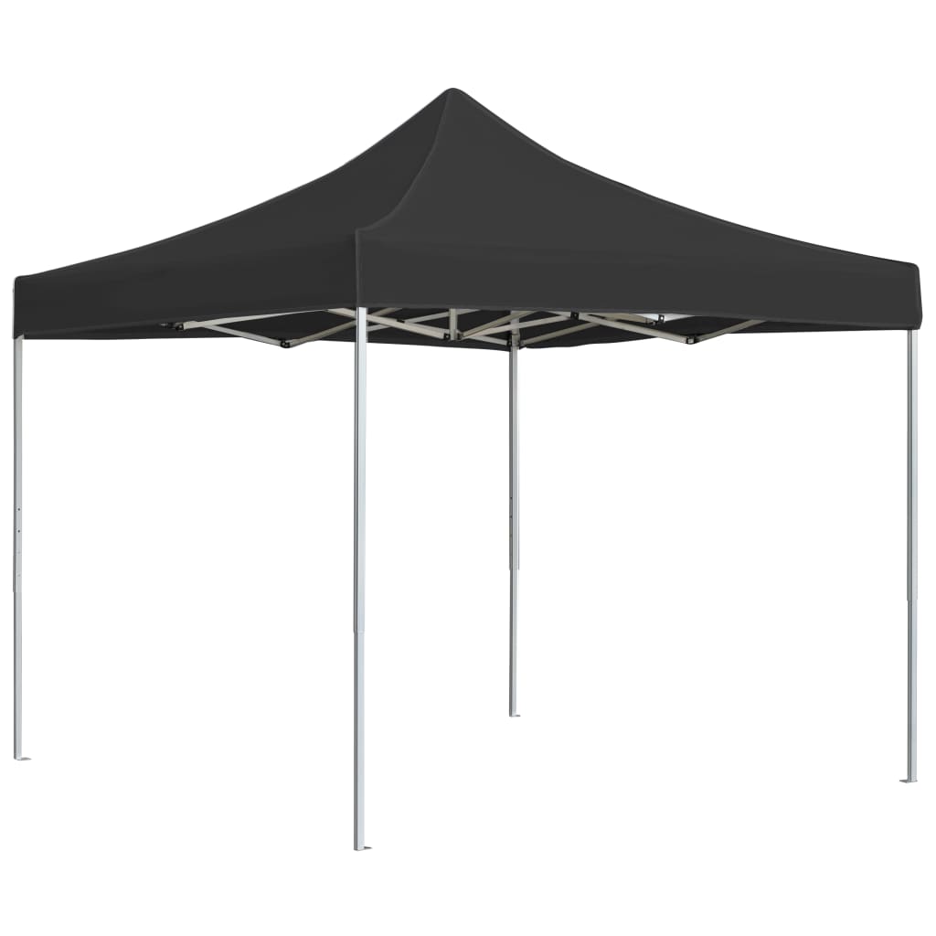 Partytent professioneel inklapbaar 3x3 m aluminium antraciet is nu te koop bij PeponiXL, paradijselijk wonen!
