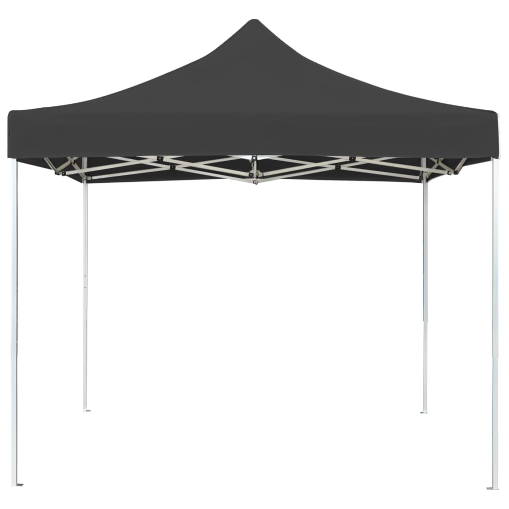 Partytent professioneel inklapbaar 3x3 m aluminium antraciet is nu te koop bij PeponiXL, paradijselijk wonen!
