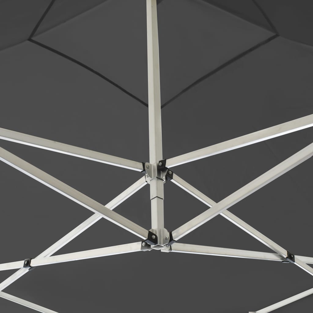 Partytent professioneel inklapbaar 3x3 m aluminium antraciet is nu te koop bij PeponiXL, paradijselijk wonen!