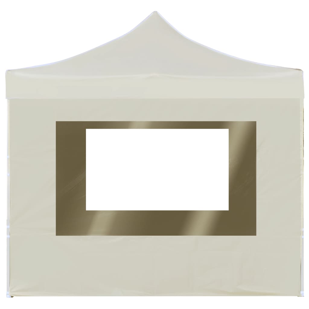 Partytent inklapbaar met wanden 3x3 m aluminium crème is nu te koop bij PeponiXL, paradijselijk wonen!