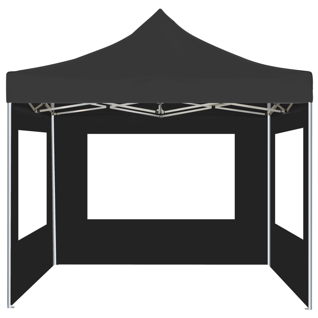 Partytent inklapbaar met wanden 3x3 m aluminium antraciet is nu te koop bij PeponiXL, paradijselijk wonen!