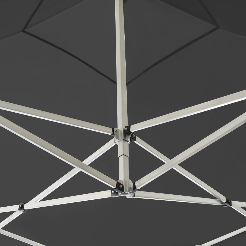Partytent inklapbaar met wanden 3x3 m aluminium antraciet is nu te koop bij PeponiXL, paradijselijk wonen!