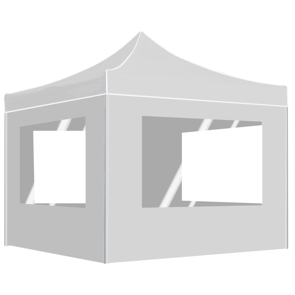 Partytent inklapbaar met wanden 3x3 m aluminium wit is nu te koop bij PeponiXL, paradijselijk wonen!