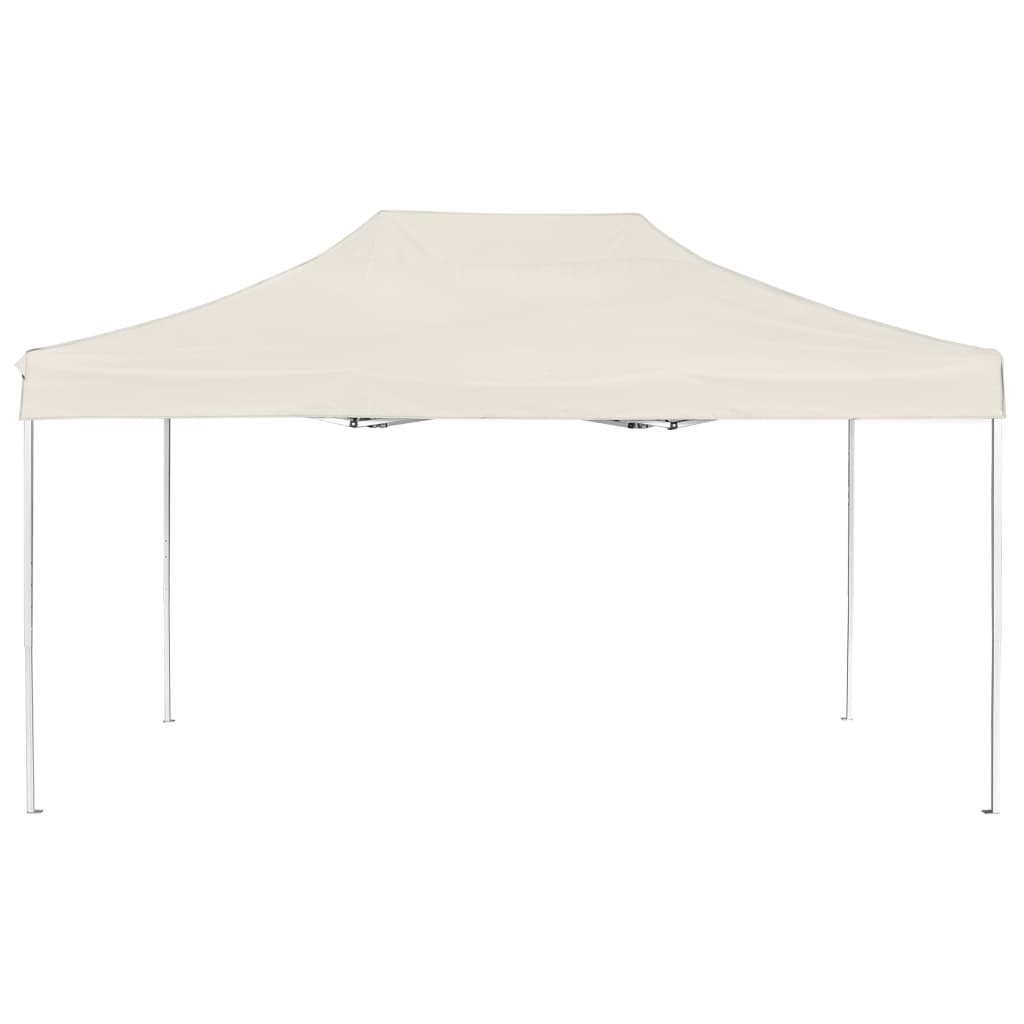 Partytent professioneel inklapbaar 4,5x3 m aluminium crème is nu te koop bij PeponiXL, paradijselijk wonen!