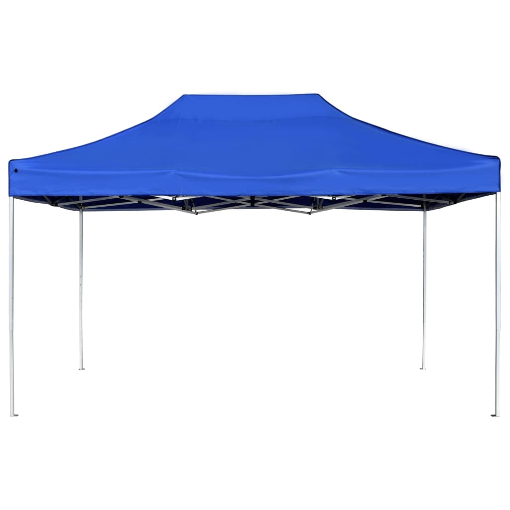 Partytent professioneel inklapbaar 4,5x3 m aluminium blauw is nu te koop bij PeponiXL, paradijselijk wonen!