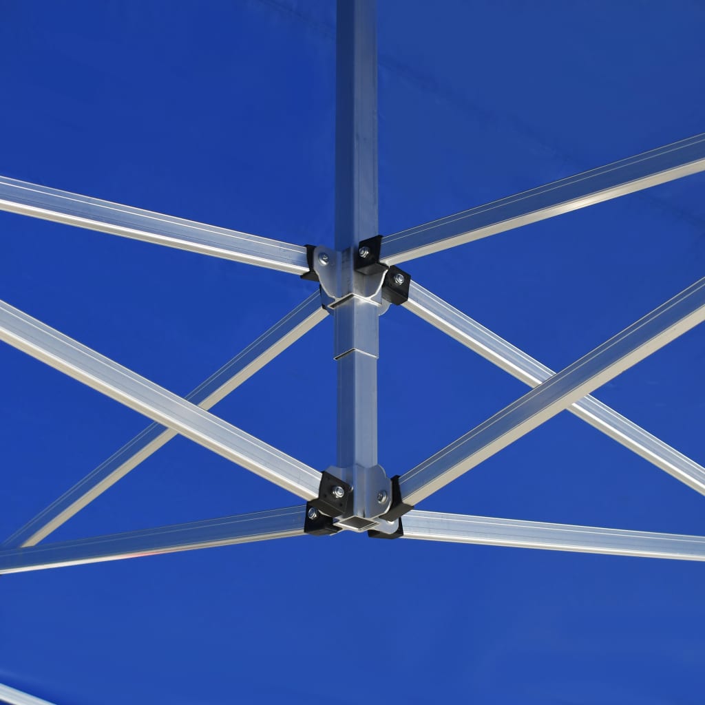 Partytent professioneel inklapbaar 4,5x3 m aluminium blauw is nu te koop bij PeponiXL, paradijselijk wonen!