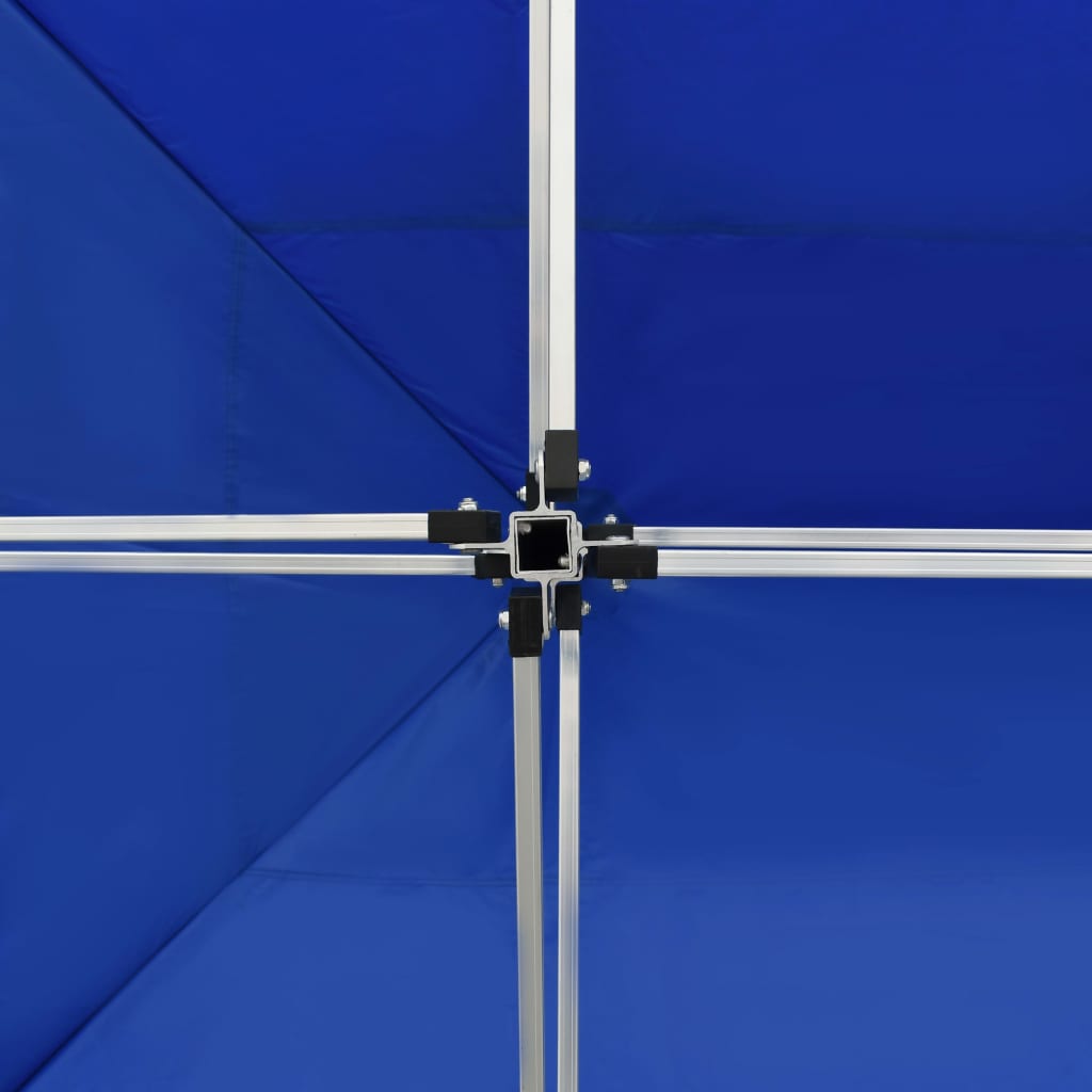 Partytent professioneel inklapbaar 4,5x3 m aluminium blauw is nu te koop bij PeponiXL, paradijselijk wonen!