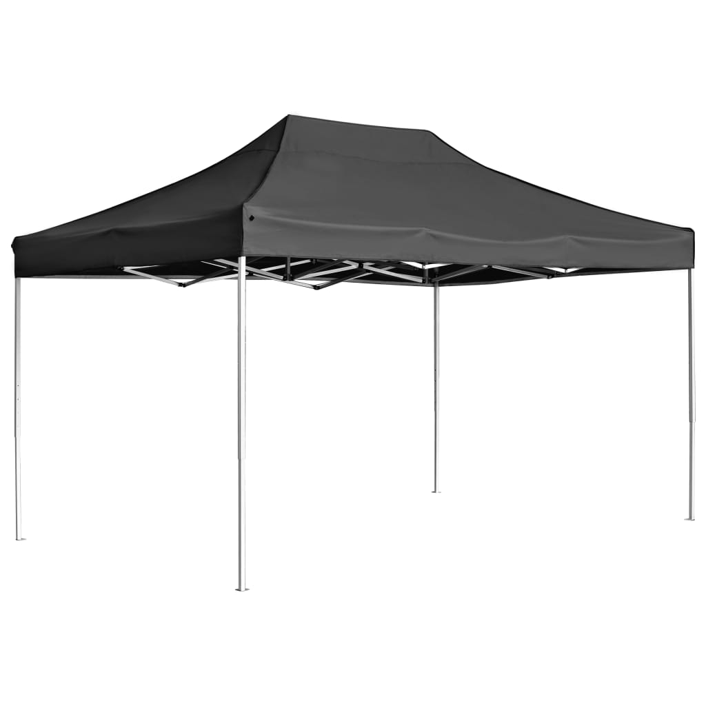 Partytent professioneel inklapbaar 4,5x3 m aluminium antraciet is nu te koop bij PeponiXL, paradijselijk wonen!