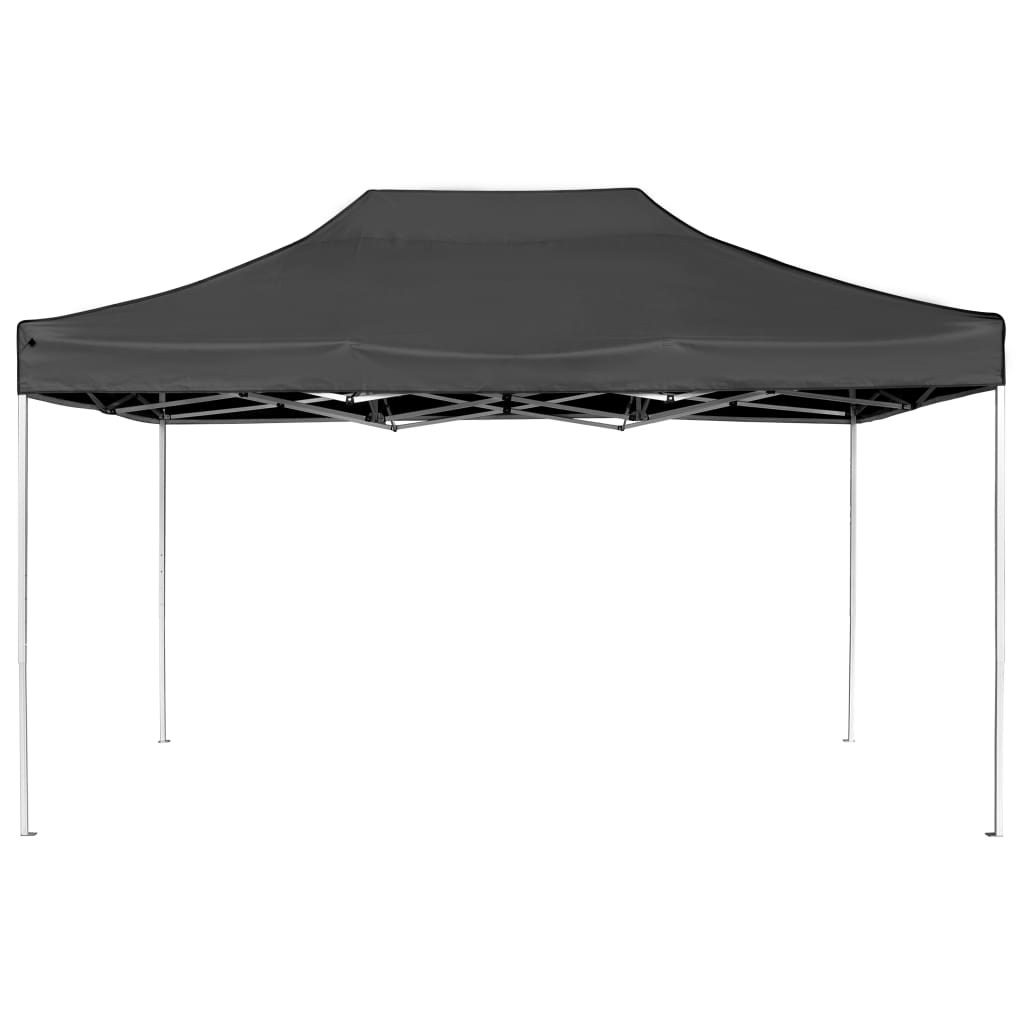 Partytent professioneel inklapbaar 4,5x3 m aluminium antraciet is nu te koop bij PeponiXL, paradijselijk wonen!