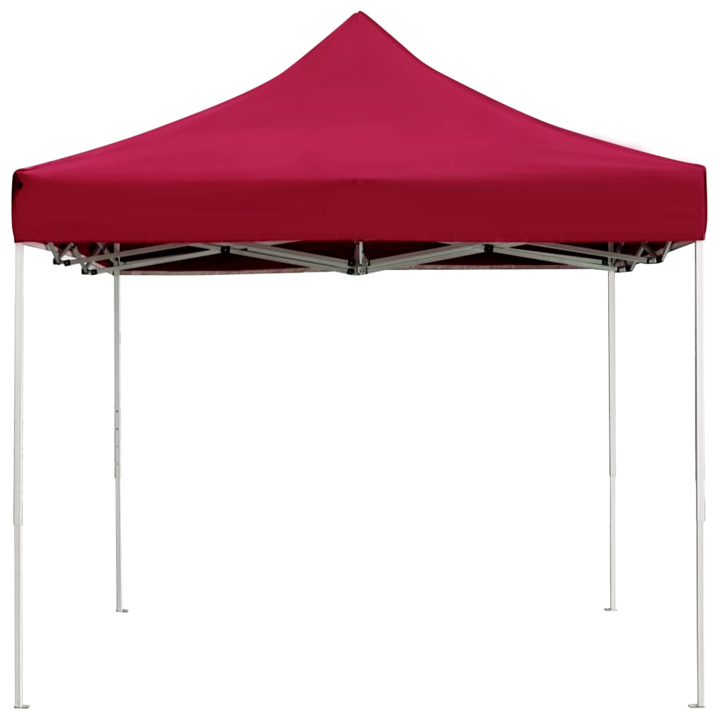 Partytent professioneel inklapbaar 4,5x3 m aluminium wijnrood is nu te koop bij PeponiXL, paradijselijk wonen!