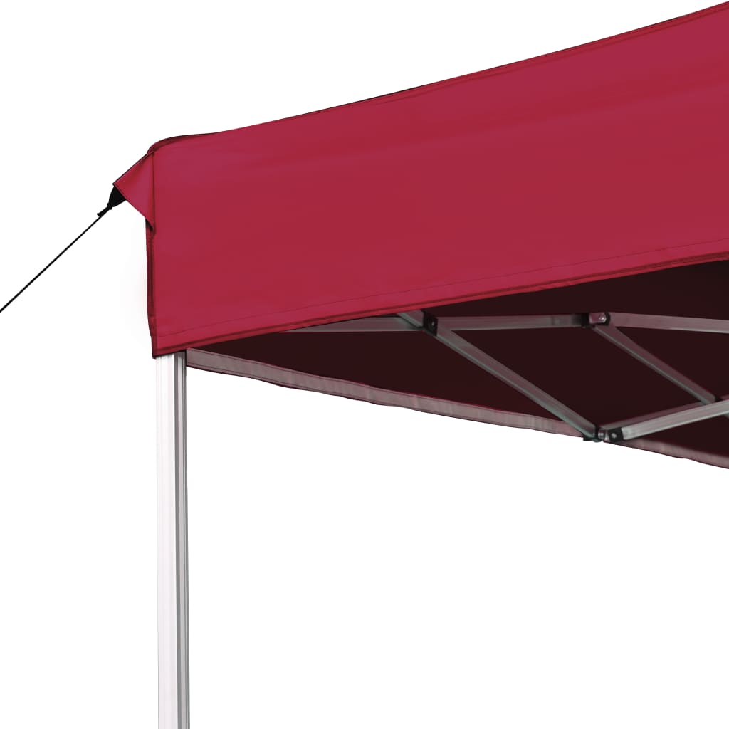 Partytent professioneel inklapbaar 4,5x3 m aluminium wijnrood is nu te koop bij PeponiXL, paradijselijk wonen!
