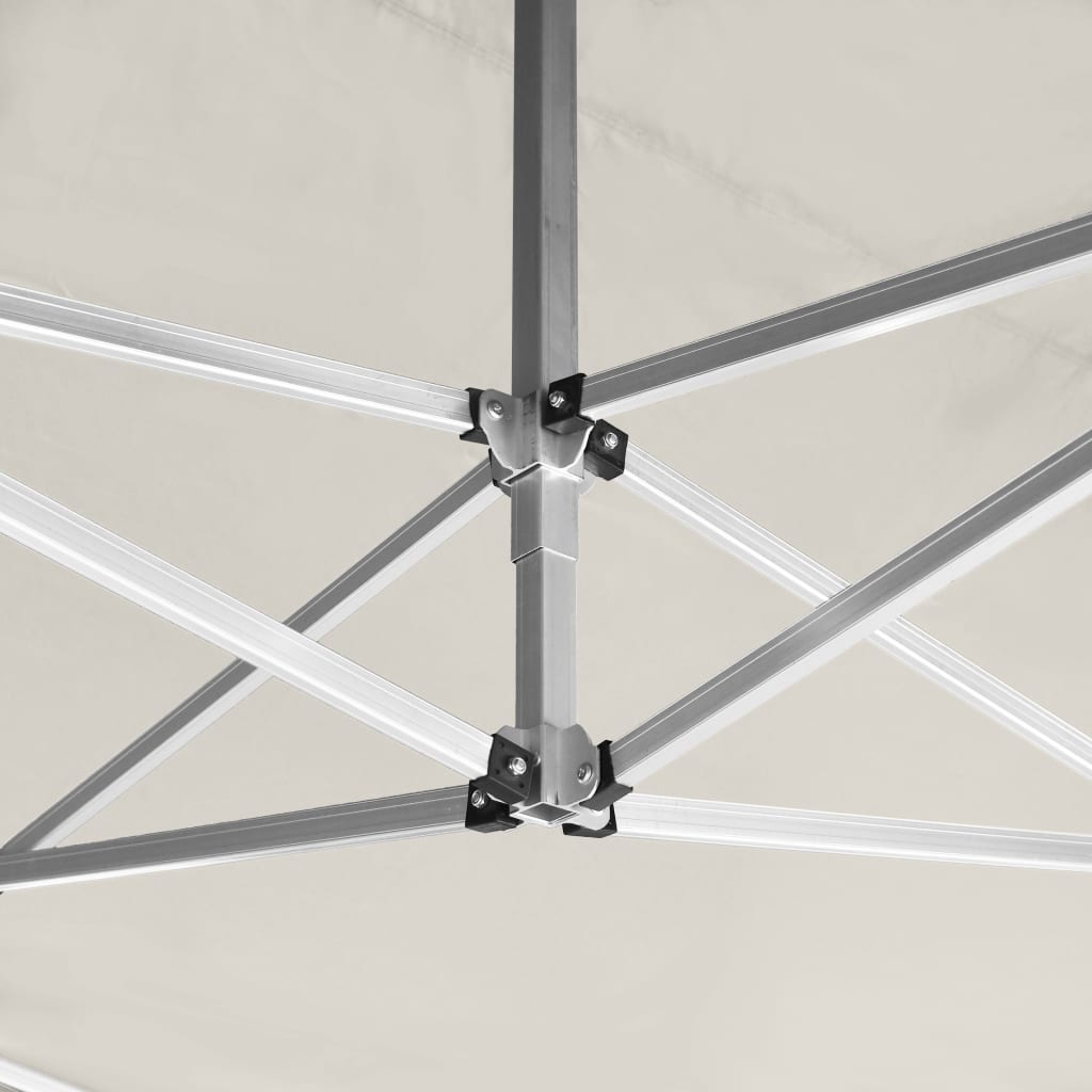 Partytent inklapbaar met wanden 4,5x3 m aluminium crème is nu te koop bij PeponiXL, paradijselijk wonen!