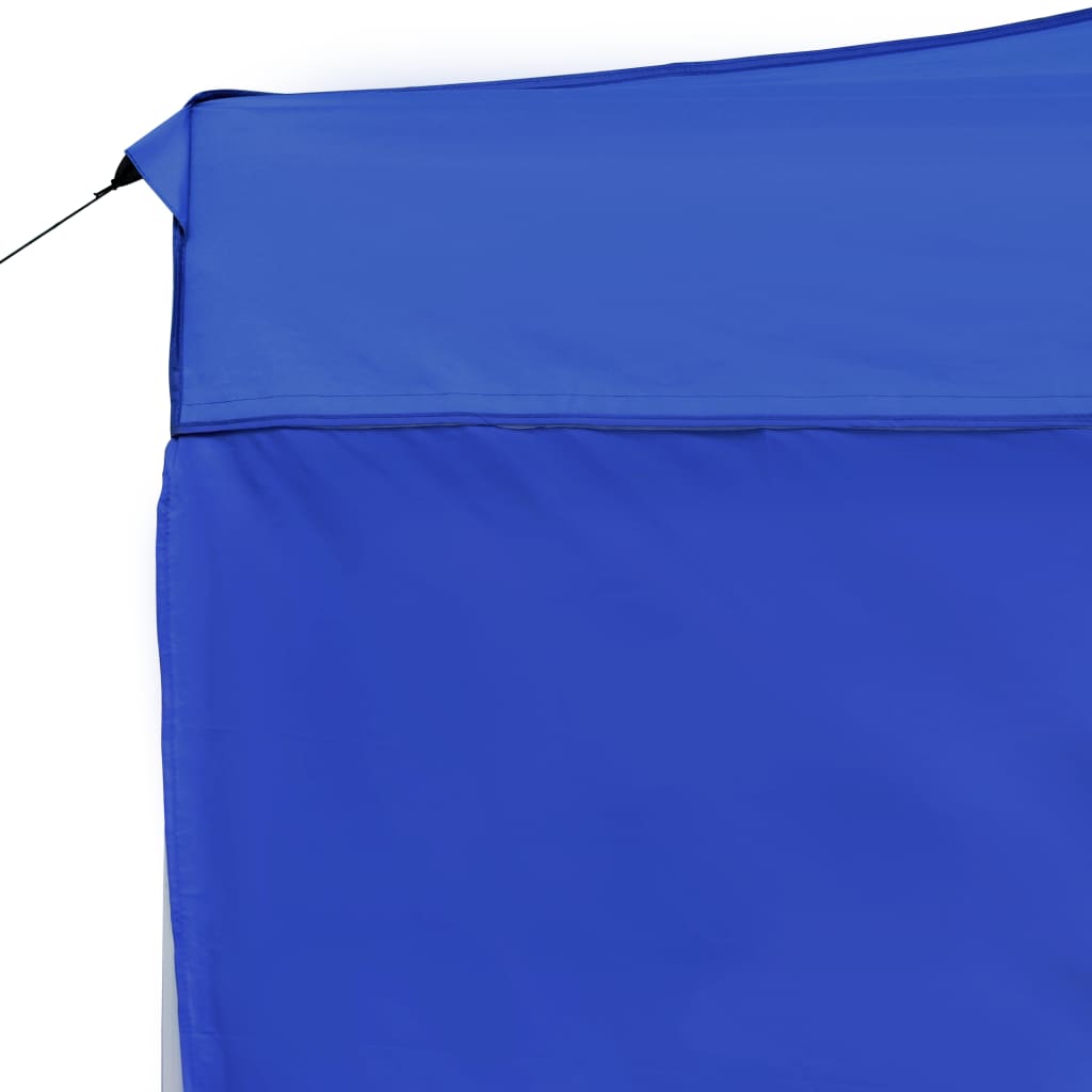 Partytent inklapbaar met wanden 4,5x3 m aluminium blauw is nu te koop bij PeponiXL, paradijselijk wonen!