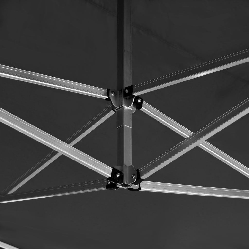 Partytent inklapbaar met wanden 4,5x3 m aluminium antraciet is nu te koop bij PeponiXL, paradijselijk wonen!