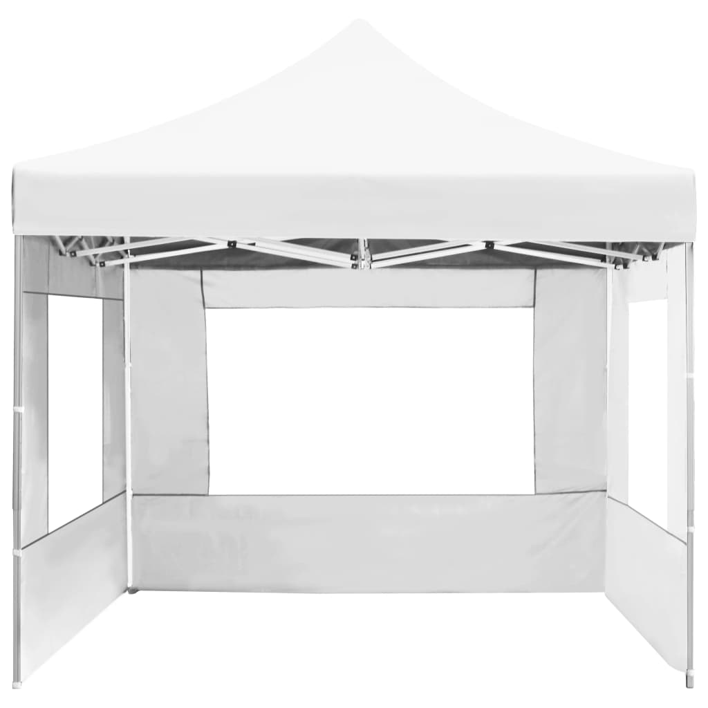 Partytent inklapbaar met wanden 4,5x3 m aluminium wit is nu te koop bij PeponiXL, paradijselijk wonen!