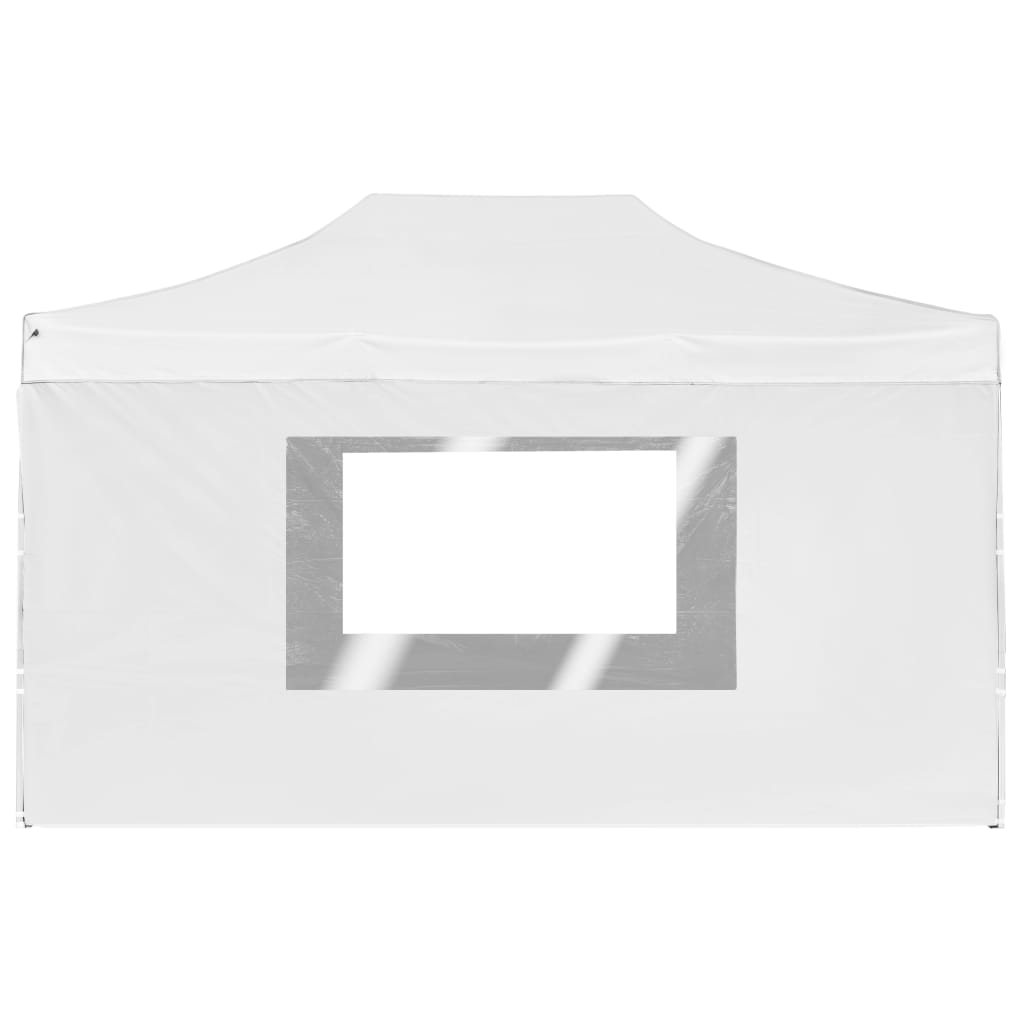Partytent inklapbaar met wanden 4,5x3 m aluminium wit is nu te koop bij PeponiXL, paradijselijk wonen!