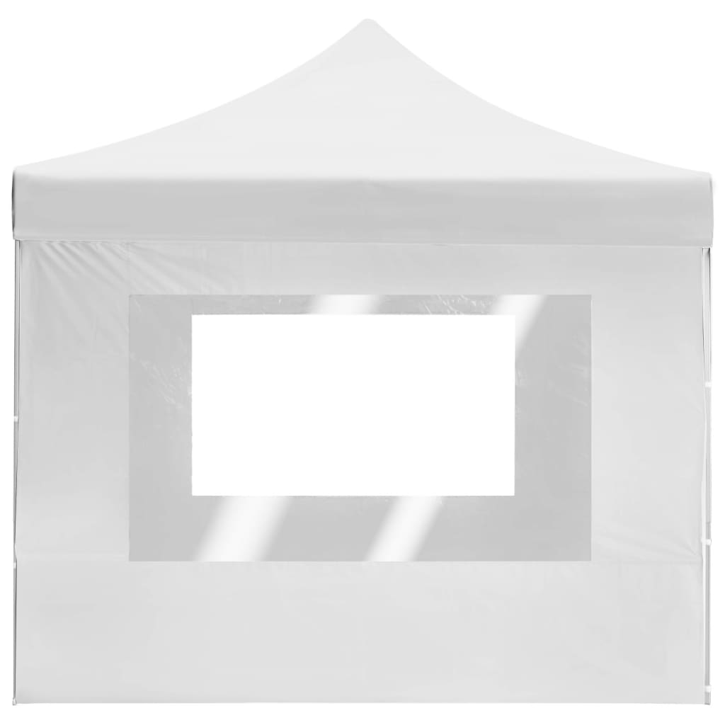 Partytent inklapbaar met wanden 4,5x3 m aluminium wit is nu te koop bij PeponiXL, paradijselijk wonen!