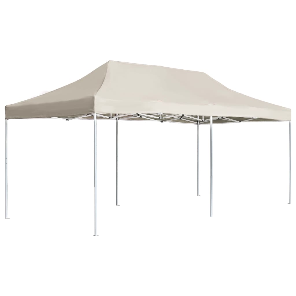 Partytent professioneel inklapbaar 6x3 m aluminium crème is nu te koop bij PeponiXL, paradijselijk wonen!