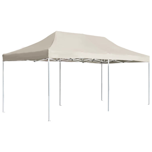 Partytent professioneel inklapbaar 6x3 m aluminium crème is nu te koop bij PeponiXL, paradijselijk wonen!
