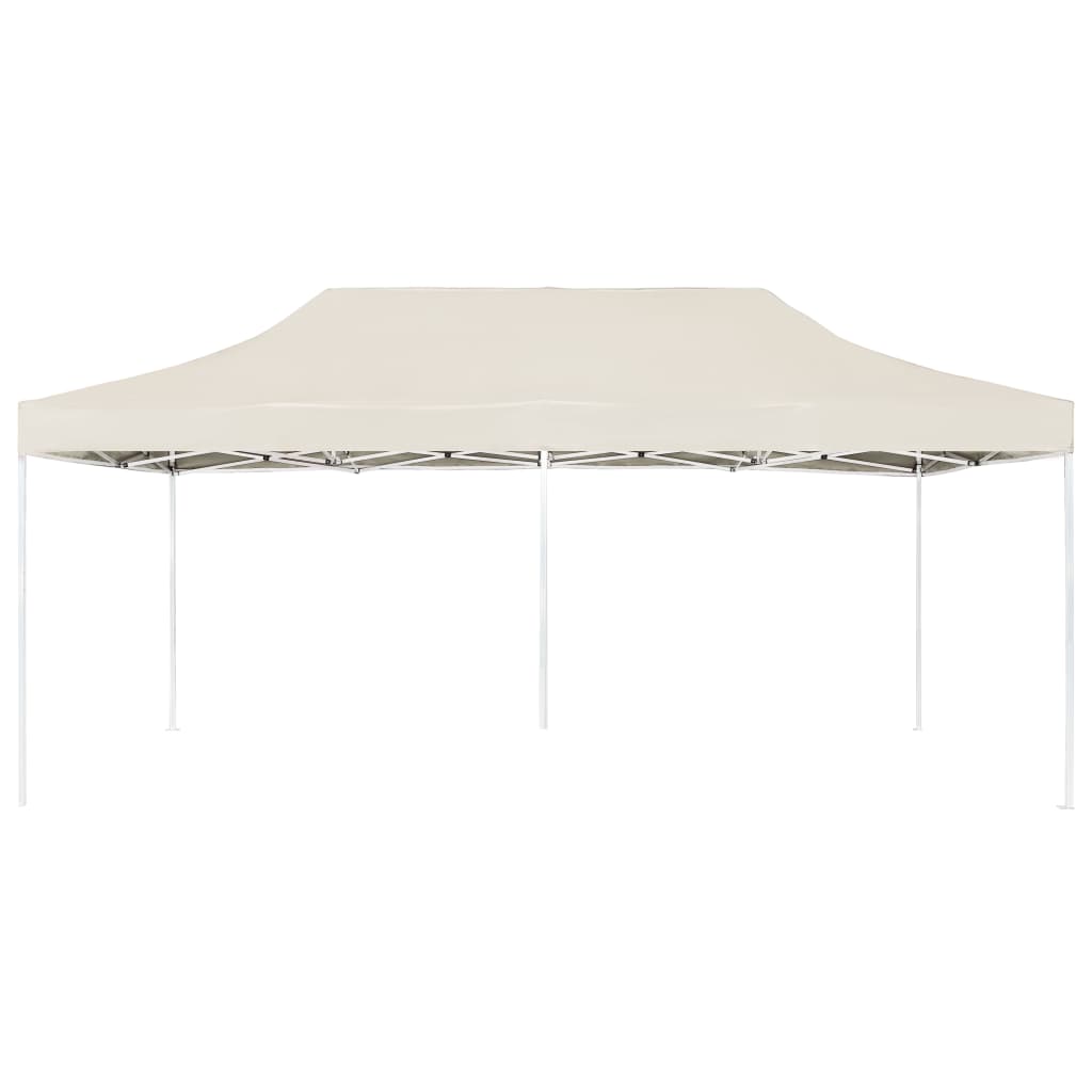 Partytent professioneel inklapbaar 6x3 m aluminium crème is nu te koop bij PeponiXL, paradijselijk wonen!