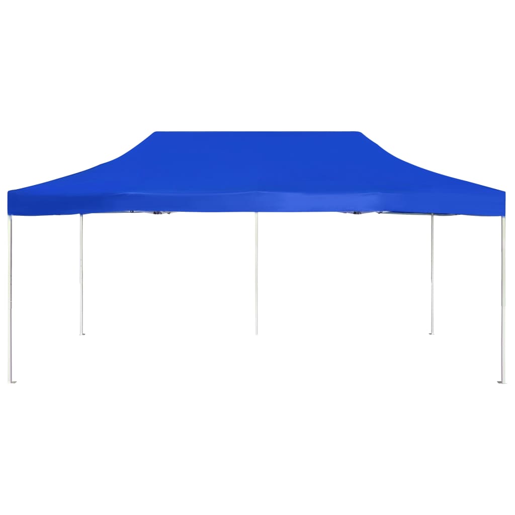 Partytent professioneel inklapbaar 6x3 m aluminium blauw is nu te koop bij PeponiXL, paradijselijk wonen!