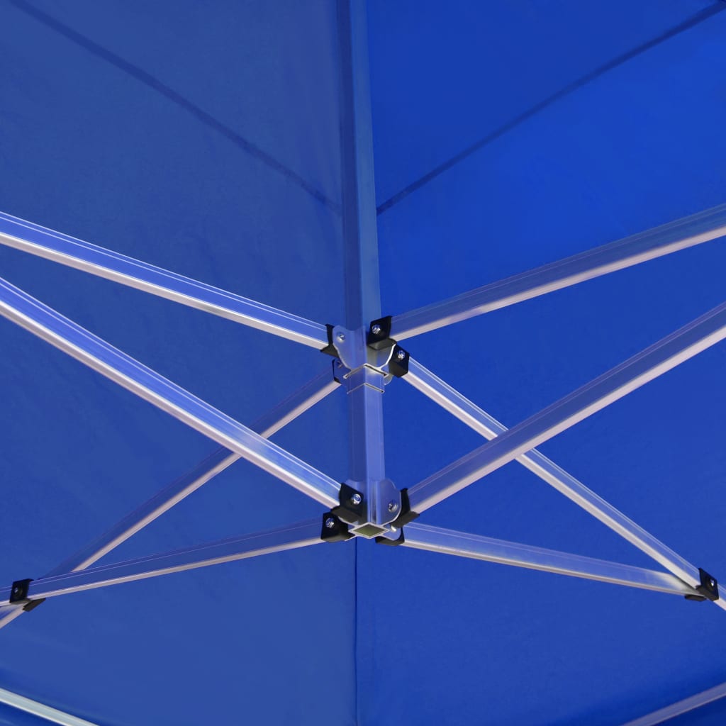 Partytent professioneel inklapbaar 6x3 m aluminium blauw is nu te koop bij PeponiXL, paradijselijk wonen!