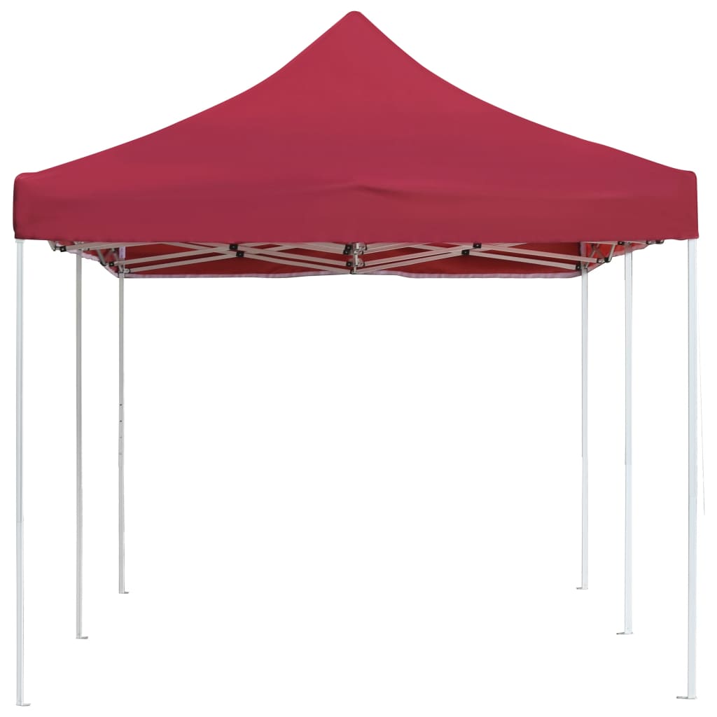 Partytent professioneel inklapbaar 6x3 m aluminium wijnrood is nu te koop bij PeponiXL, paradijselijk wonen!