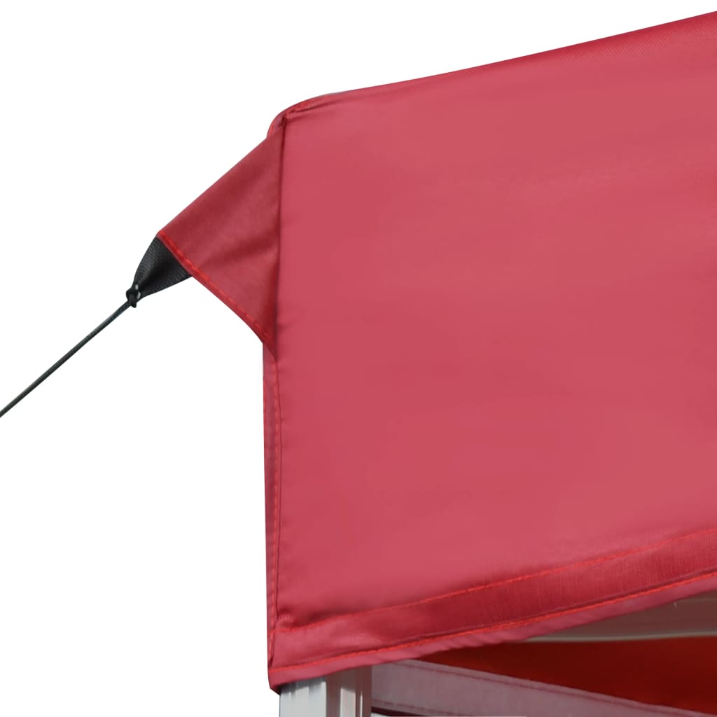 Partytent professioneel inklapbaar 6x3 m aluminium wijnrood is nu te koop bij PeponiXL, paradijselijk wonen!