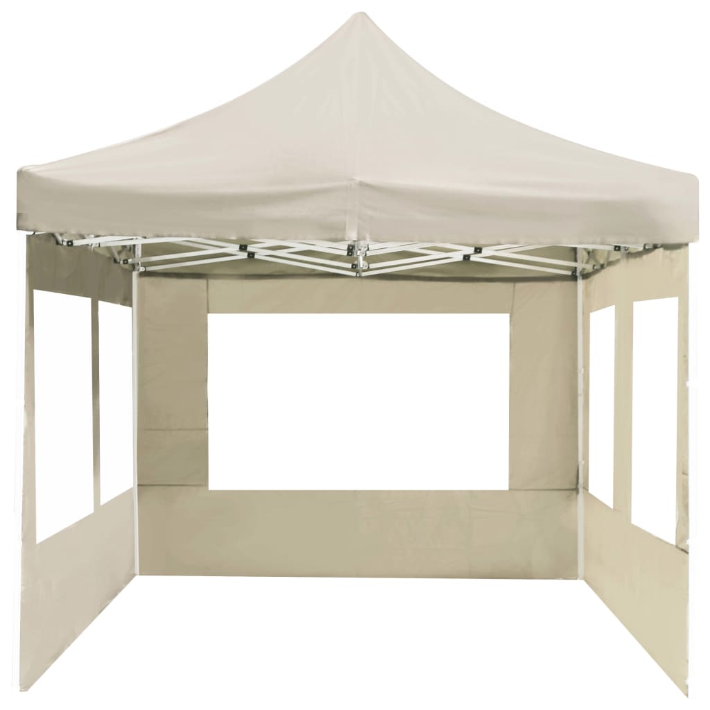 Partytent inklapbaar met wanden 6x3 m aluminium crème is nu te koop bij PeponiXL, paradijselijk wonen!
