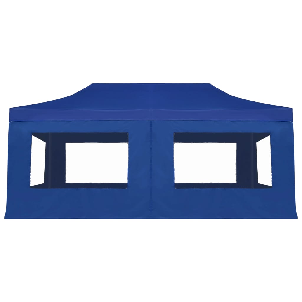 Partytent inklapbaar met wanden 6x3 m aluminium blauw is nu te koop bij PeponiXL, paradijselijk wonen!