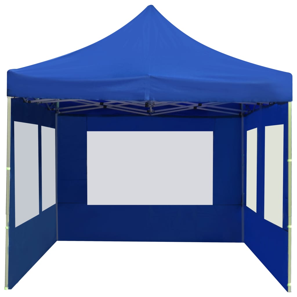 Partytent inklapbaar met wanden 6x3 m aluminium blauw is nu te koop bij PeponiXL, paradijselijk wonen!