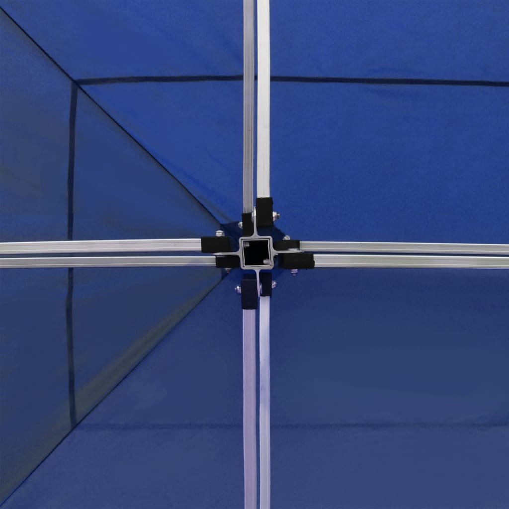 Partytent inklapbaar met wanden 6x3 m aluminium blauw is nu te koop bij PeponiXL, paradijselijk wonen!