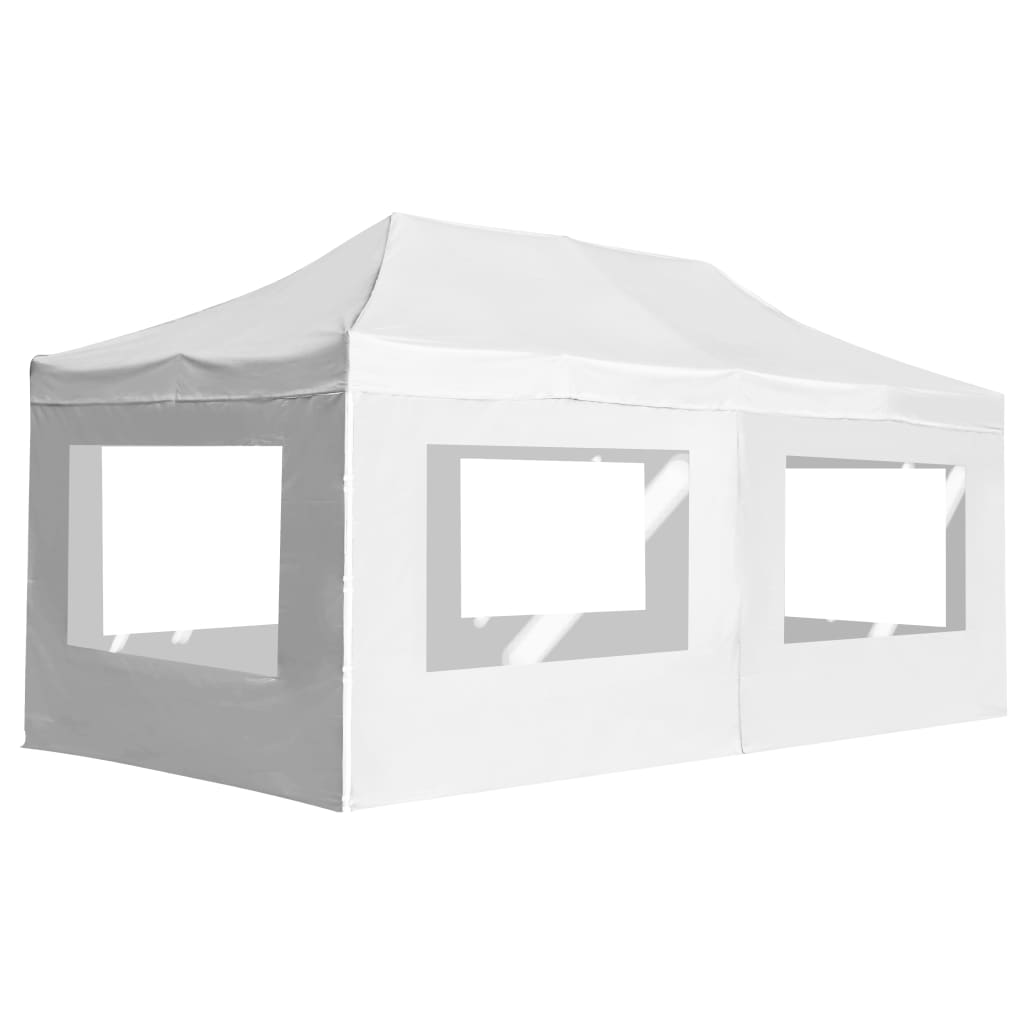 Partytent inklapbaar met wanden 6x3 m aluminium wit is nu te koop bij PeponiXL, paradijselijk wonen!