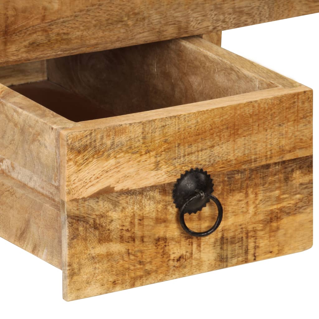 Bureau met 2 lades 110x50x77 cm massief mangohout is nu te koop bij PeponiXL, paradijselijk wonen!