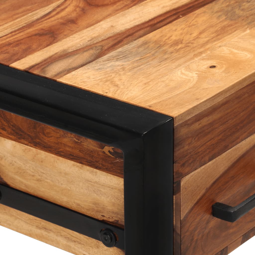 Bureau met 2 lades 110x50x77 cm massief acaciahout is nu te koop bij PeponiXL, paradijselijk wonen!