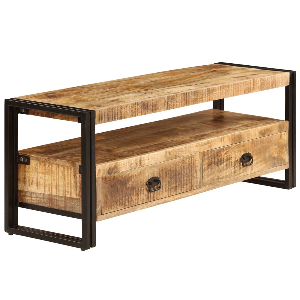 Tv-meubel 120x35x45 cm massief mangohout is nu te koop bij PeponiXL, paradijselijk wonen!