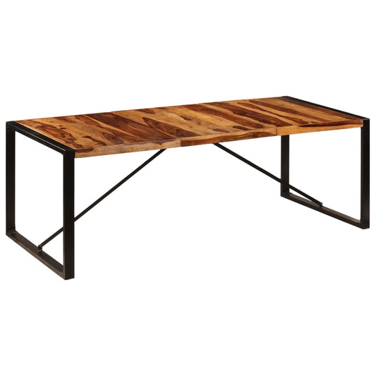 Eettafel 220x100x75 cm massief acaciahout is nu te koop bij PeponiXL, paradijselijk wonen!