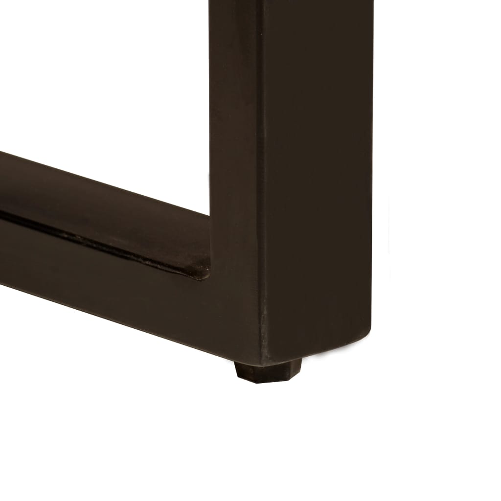 Eettafel 220x100x75 cm massief acaciahout is nu te koop bij PeponiXL, paradijselijk wonen!