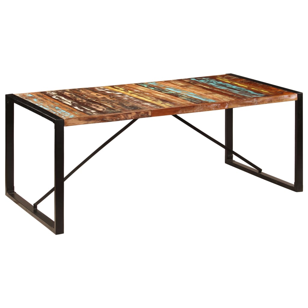 Eettafel 200x100x75 cm massief gerecycled hout is nu te koop bij PeponiXL, paradijselijk wonen!