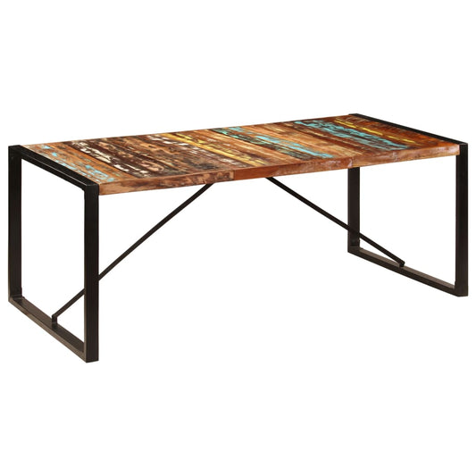 Eettafel 200x100x75 cm massief gerecycled hout is nu te koop bij PeponiXL, paradijselijk wonen!