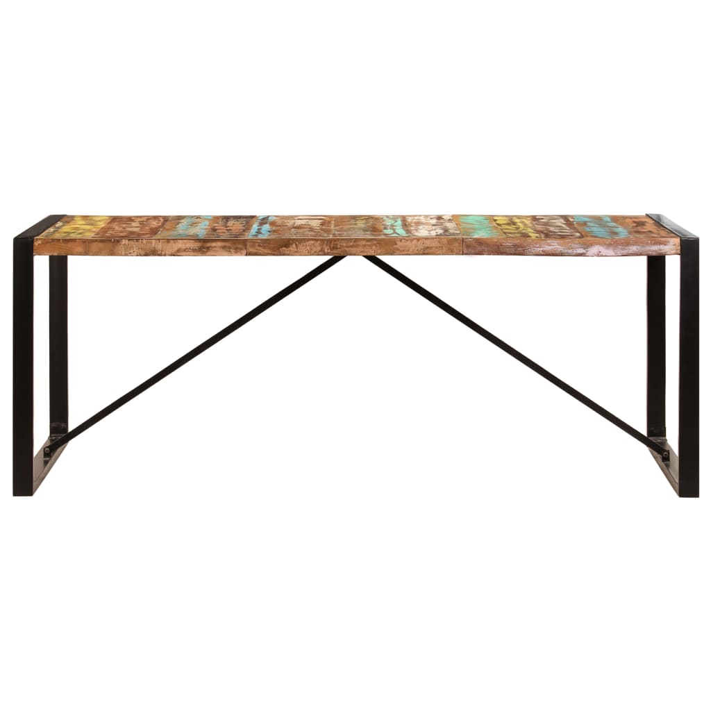 Eettafel 200x100x75 cm massief gerecycled hout is nu te koop bij PeponiXL, paradijselijk wonen!